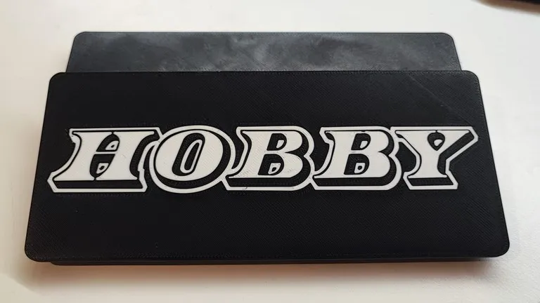 hobby 600 plaque signaletique 