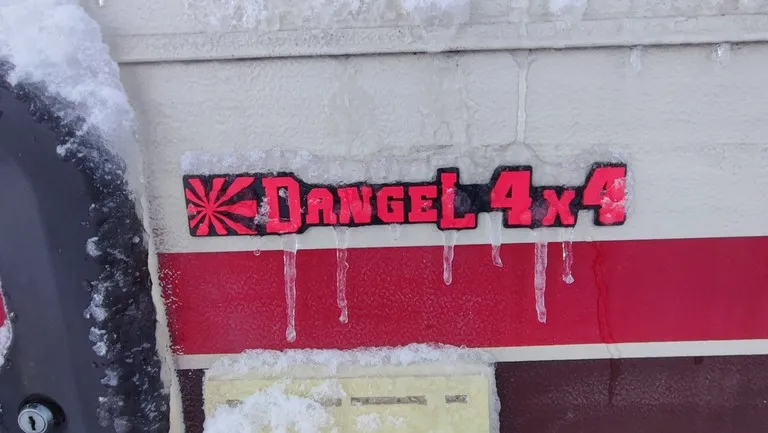 dangel 4x4 stiker logo