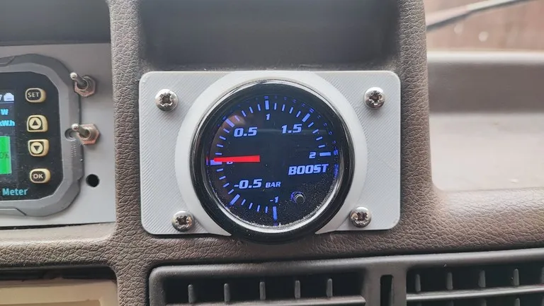 plaque de support pour manométre de j5 et c 25