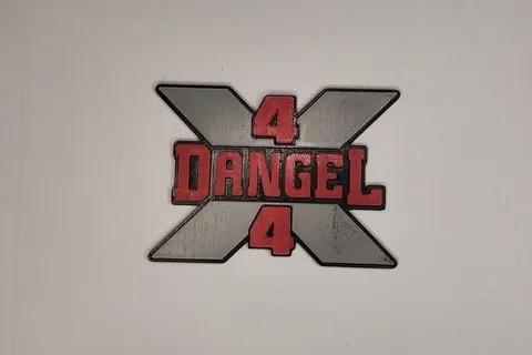 Dangel 4x4,peugeot j5,citroen c25,peugeot 505,plaque,stiker,logo